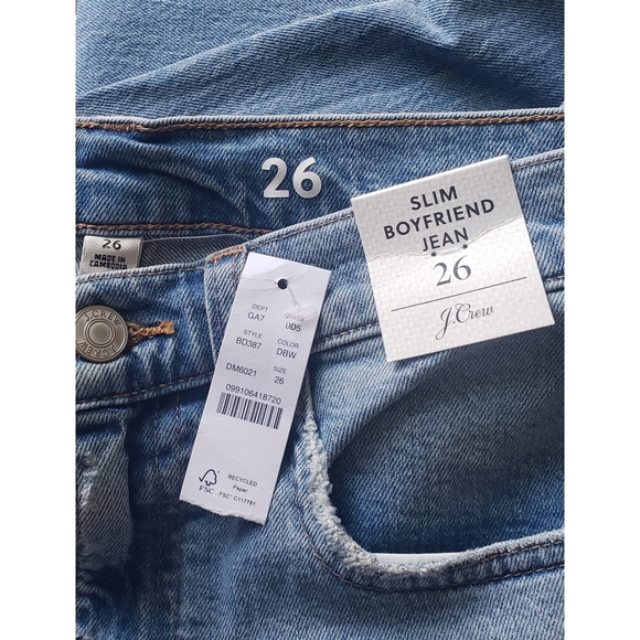 23. J.Crew Slim boyfriend jean in Darcy Bay wash - Picture 9 of 9